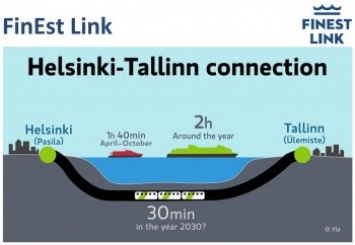 Финляндия готова привлечь частный капитал к строительству тоннеля Хельсинки-Таллинн