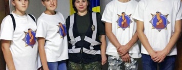 Эксперт-криминалист Доброполья Наталья Дорош познакомила «будущих полицейских» со своей профессией