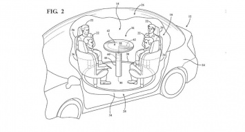 Ford в будущем превратит салон авто в гостиную с круглым столом