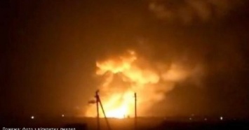 Под Винницей горит крупнейший в Украине склад боеприпасов