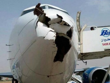 Стай птиц разнесла нос самолета: пилоты спаслись чудом (фото)