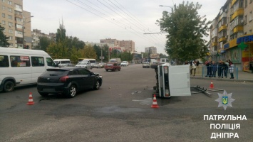 ДТП на Слобожанском проспекте в Днепре: есть пострадавшие