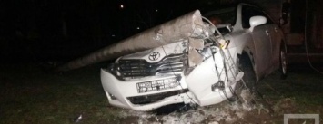 Ночной ужас в Кривом Роге: три разбитых авто, снесенные электроопоры, четверо травмированных (ФОТО)