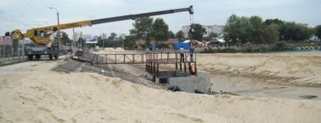Реконструкция гидросооружения на Стрижне на завершающем этапе