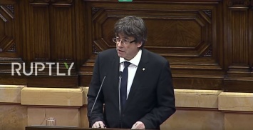 В парламенте Каталонии обсуждают объявление независимости. Обновляется