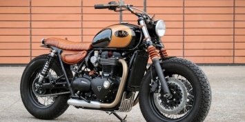 BAAK Motocyclettes: боббер Triumph Bonneville T120 Black