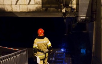 В центре Киева горел подземный переход