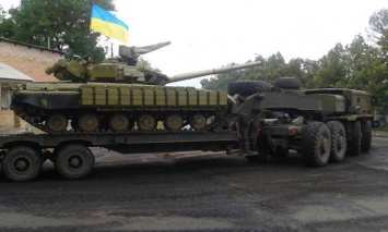 Под Мариуполем ВСУ потеряли танк в бою с "боевиками "Азова"