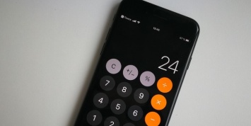1+2+3=24. Калькулятор в iOS 11 не справляется с быстрой арифметикой