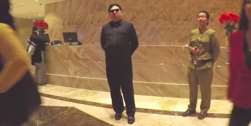Видеофакт: «Ким Чон Ын» прогулялся по Нью-Йорку и попытался встретить Дональда Трампа