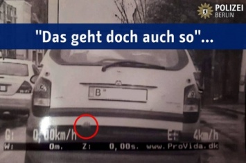 Полиция Берлина оштрафовала мужчину, который вез своего сына в багажнике