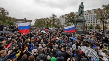 ЦЭПР сообщил о скачке протестной активности в РФ в 2017 году