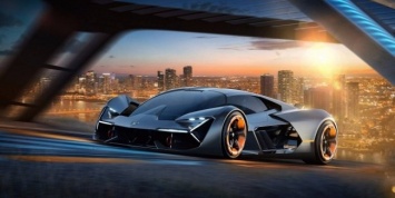 Lamborghini представила суперкар будущего с «самозалечивающимся» кузовом