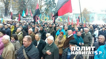 Импичмент Порошенко! - Саакашисты окружили Верховную Раду, а полиции нет