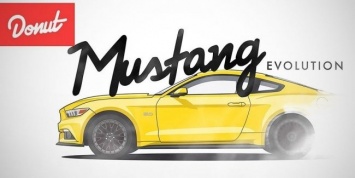 Полвека эволюции Ford Mustang уместили в двухминутный ролик
