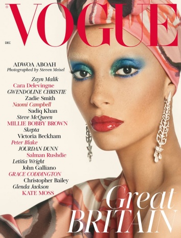 Первая обложка нового главного редактора Vogue UK