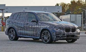 Новый BMW X5 вновь заснят на тестах