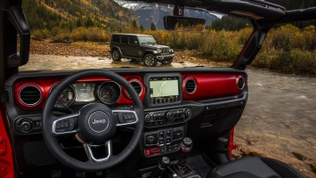 Jeep Wrangler 2018 показал свой салон