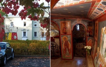 В Петербурге обнаружена квартира с собственной церковью, расписанной фресками в византийском стиле