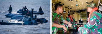 Появились фото и видео, как морская пехота Индонезии взяла на вооружение украинские БТР-4М