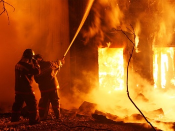 Пожар в Одессе: горел заброшенный двухэтажный дом