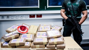 В ФРГ в 2017 году конфискован рекордный объем кокаина