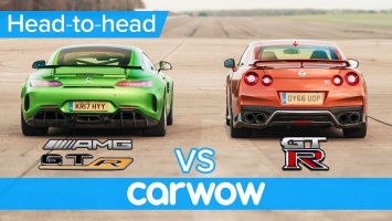 Битва спорткаров: Nissan GT-R против Mercedes-AMG GT R