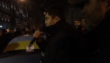 На Банковой сторонники Саакашвили столкнулись с полицейскими