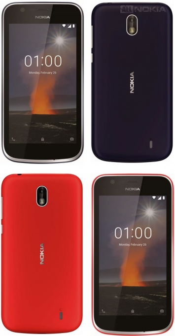 Nokia 1 и Nokia 7 Plus на первых рендерах