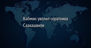 Кабмин уволил соратника Саакашвили