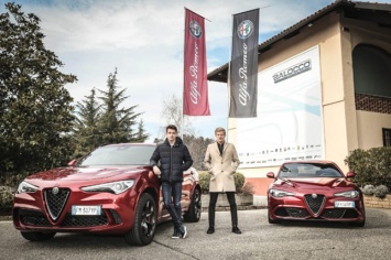 Леклер и Эриксон посетили полигон Alfa Romeo