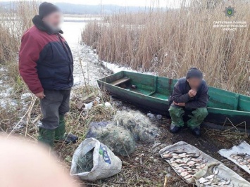 На Днепропетровщине водный патруль обнаружил незаконный вылов рыбы