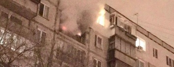 В Киеве горел жилой дом (ФОТО)