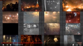 В YouTube появилось полиэкранное видео начала штурма Майдана в 2014