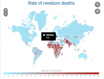 В Украине умирает каждый 5 из 1000 родившихся младенцев - ЮНИСЕФ
