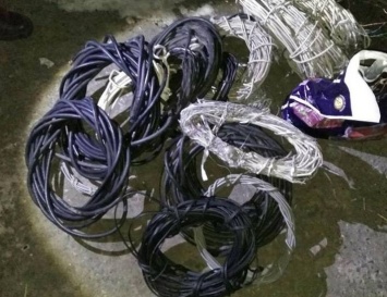 В Северодонецке задержали мужчину, промышлявшего кражей кабелей