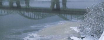 Киевляне заметили странную жидкость в водах Днепра, фотофакт