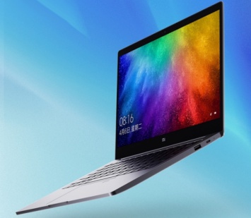 Xiaomi представила ноутбук Notebook Air Quad-Core i7