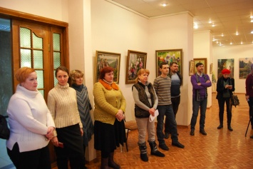 «Цвета весеннего настроения» - в «Могилянке» открыли выставку украинских художников