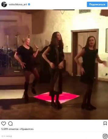 Пользователи Интернета были ошеломлены странными движениями Анастасии Волочковой во время танцев на дискотеке