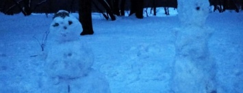 Крипово: в Киеве нашли зомби-снеговиков