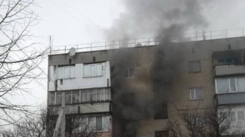 В Харьковской области вспыхнул многоэтажный дом