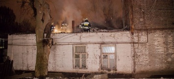 В Днепре на улице Владимира Антоновича горел жилой дом