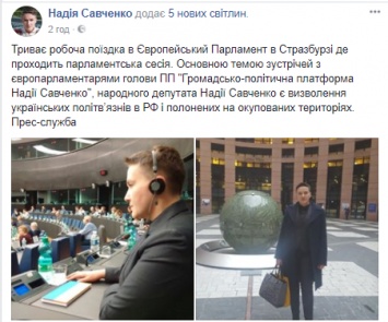 Савченко запуталась: нардеп одновременно и в ПАСЕ, и в Европарламенте