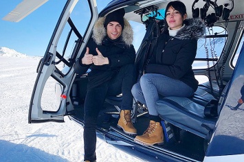 Криштиану Роналду и Джорджина Родригес отдыхают в горах (ФОТО)
