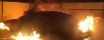 Под Одессой депутату сожгли машину (ВИДЕО)