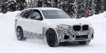 «Заряженный» BMW X3 M «застукали» на зимних тестах