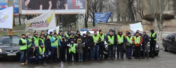 В Николаеве состоялся автопробег за безопасность дорожного движения, - ФОТО