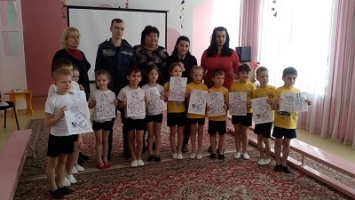 Спасатели Краматорска провели урок безопасности для дошкольников