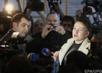 Савченко останется на ночь в СБУ